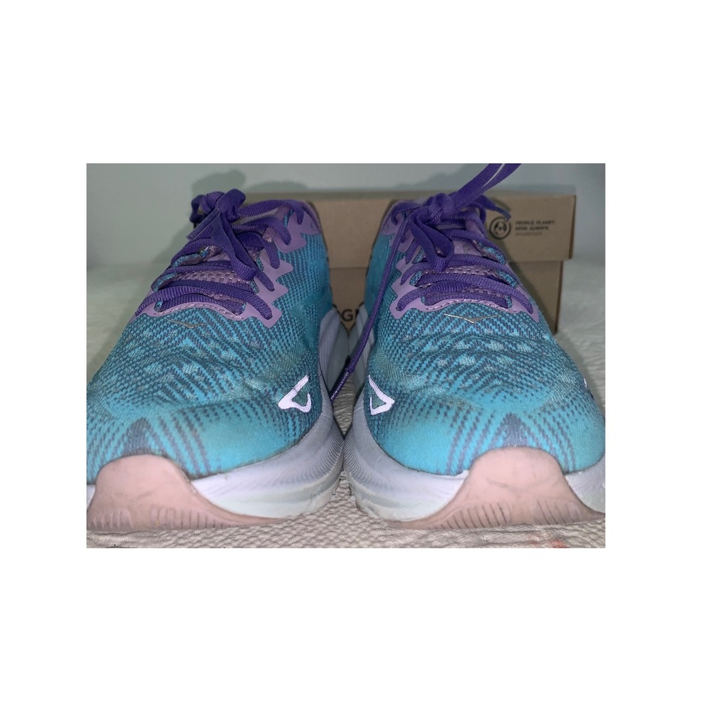 Hoka Clifton 7.5 Womens Blue Purple Running Shoes Sneakers 1133340 BBLP - Picture 5 of 8